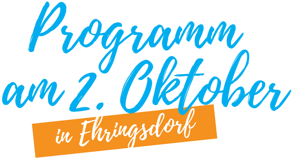 Programm am 2. Oktober - in Ehringsdorf